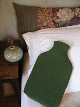 Make this easy hot water bottle cozy in no time.